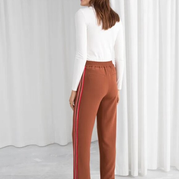 & OTHER STORIES Racer Stripe Trousers Size 0 - Picture 6 of 6